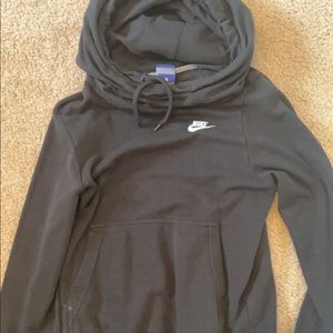 nike turtle neck hoodie